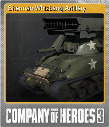 Series 1 - Card 8 of 8 - Sherman Whizbang Artillery