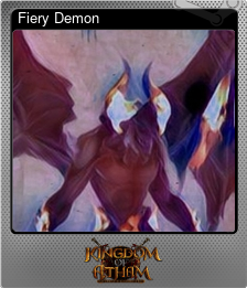Series 1 - Card 4 of 15 - Fiery Demon