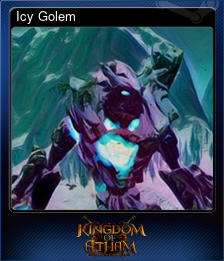 Series 1 - Card 6 of 15 - Icy Golem