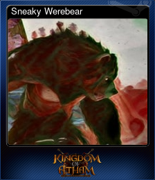 Series 1 - Card 15 of 15 - Sneaky Werebear