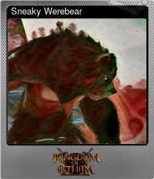 Series 1 - Card 15 of 15 - Sneaky Werebear