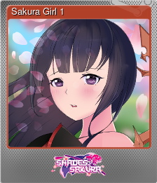 Series 1 - Card 1 of 5 - Sakura Girl 1