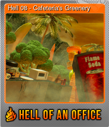 Series 1 - Card 10 of 10 - Hell 08 - Cafeteria's Greenery