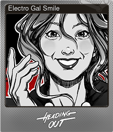 Series 1 - Card 5 of 5 - Electro Gal Smile