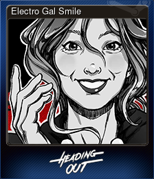 Series 1 - Card 5 of 5 - Electro Gal Smile