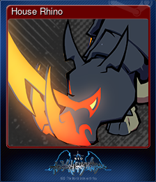 Series 1 - Card 9 of 15 - House Rhino