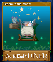 Series 1 - Card 8 of 8 - Dream to the moon!