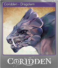 Series 1 - Card 6 of 12 - Coridden - Dragolem
