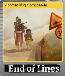 Series 1 - Card 2 of 7 - Approaching Compostela