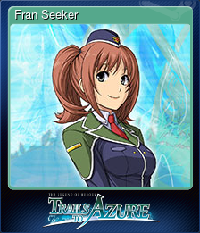 Series 1 - Card 3 of 10 - Fran Seeker