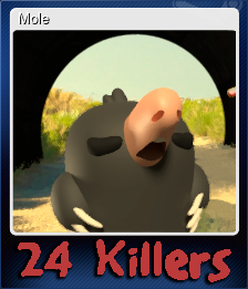 Series 1 - Card 6 of 6 - Mole