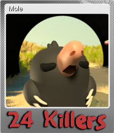 Series 1 - Card 6 of 6 - Mole