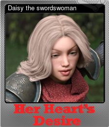 Series 1 - Card 5 of 5 - Daisy the swordswoman