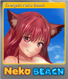 Series 1 - Card 5 of 10 - Energetic Neko Beach