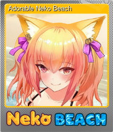 Series 1 - Card 2 of 10 - Adorable Neko Beach