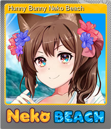 Series 1 - Card 3 of 10 - Hunny Bunny Neko Beach