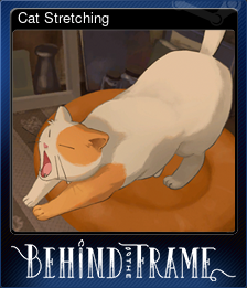 Series 1 - Card 1 of 8 - Cat Stretching
