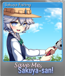 Series 1 - Card 4 of 8 - Sakuya Fishing