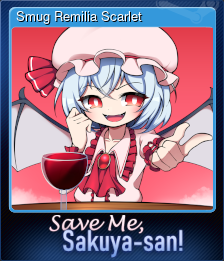 Series 1 - Card 6 of 8 - Smug Remilia Scarlet