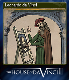 Series 1 - Card 2 of 6 - Leonardo da Vinci