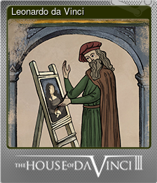 Series 1 - Card 2 of 6 - Leonardo da Vinci