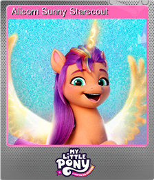 Series 1 - Card 6 of 7 - Alicorn Sunny Starscout