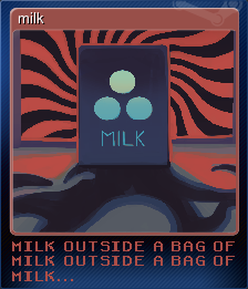 Series 1 - Card 10 of 12 - milk