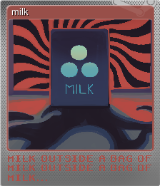 Series 1 - Card 10 of 12 - milk