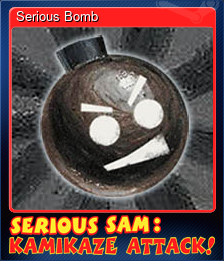 Series 1 - Card 4 of 5 - Serious Bomb
