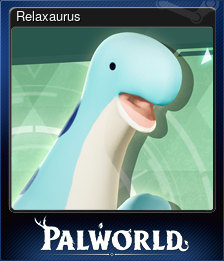 Series 1 - Card 3 of 10 - Relaxaurus