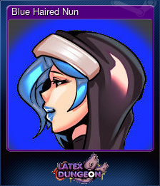 Series 1 - Card 1 of 9 - Blue Haired Nun
