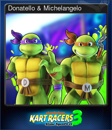 Series 1 - Card 13 of 15 - Donatello & Michelangelo