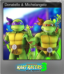 Series 1 - Card 13 of 15 - Donatello & Michelangelo