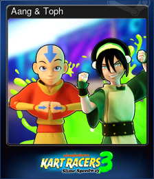 Series 1 - Card 2 of 15 - Aang & Toph