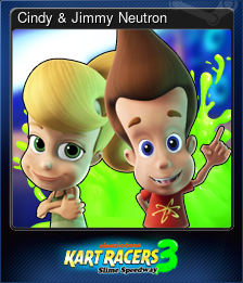 Series 1 - Card 4 of 15 - Cindy & Jimmy Neutron