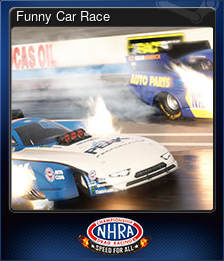 Series 1 - Card 2 of 10 - Funny Car Race