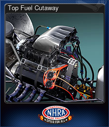 Series 1 - Card 1 of 10 - Top Fuel Cutaway