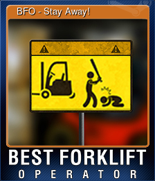 Series 1 - Card 1 of 5 - 👷 BFO - Stay Away!