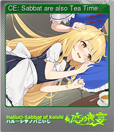 Series 1 - Card 10 of 12 - CE: Sabbat are also Tea Time