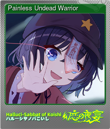 Series 1 - Card 1 of 12 - Painless Undead Warrior