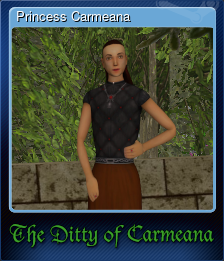 Series 1 - Card 6 of 10 - Princess Carmeana