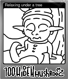 Series 1 - Card 1 of 5 - Relaxing under a tree