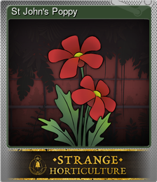 Series 1 - Card 1 of 6 - St John's Poppy