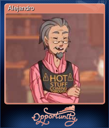 Series 1 - Card 5 of 5 - Alejandro