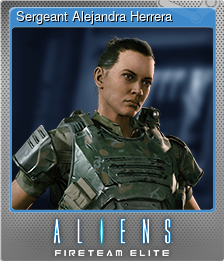 Series 1 - Card 6 of 6 - Sergeant Alejandra Herrera