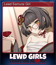 Series 1 - Card 2 of 5 - Lewd Samurai Girl
