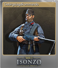 Series 1 - Card 9 of 10 - Gebirgsjagdkommando