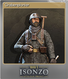 Series 1 - Card 7 of 10 - Grabenpionier