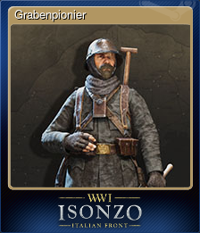 Series 1 - Card 7 of 10 - Grabenpionier
