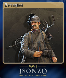 Series 1 - Card 2 of 10 - Bersaglieri